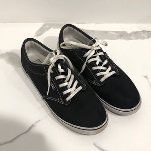 Black Womans Vans size 8